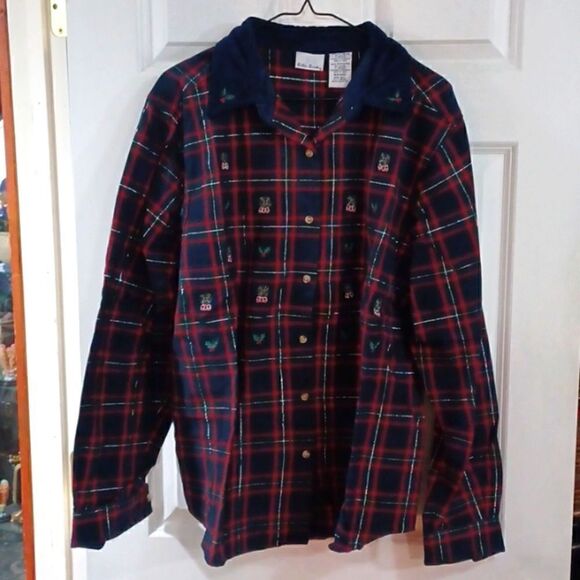 Bobbie Brooks Holiday blouse - Picture 1 of 7